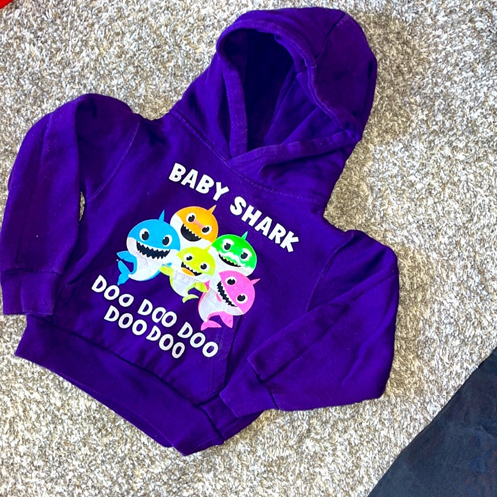 Purple Babyshark Hoodie